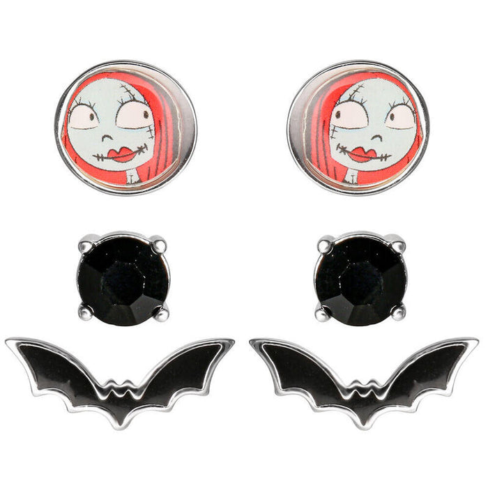 Set 3 Pares De Pendientes Pesadilla Antes De Navidad Disney