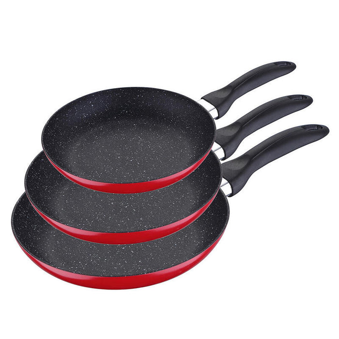 Set 3 Sartenes (Ø16+20+24cm) Aluminio Prensado Sg-6855 San Ignacio