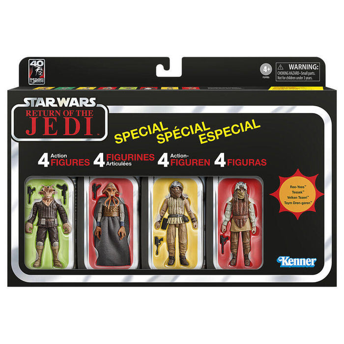 Set 4 Figuras Return Of The Jedi Star Wars 10cm