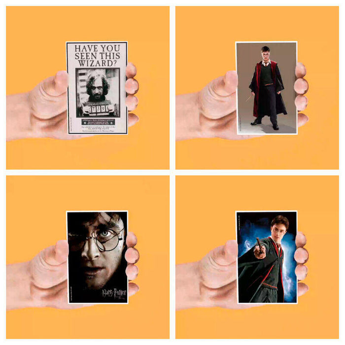 Set 4 Imanes Lenticulares Harry Potter Surtido