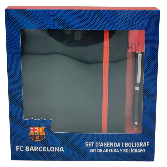Set Agenda + Boligrafo Fc Barcelona