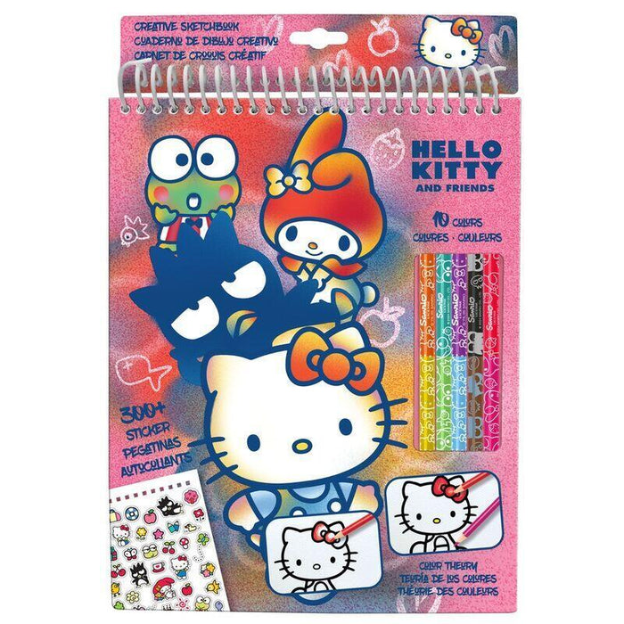 Set Colorear Lapices Hello Kitty
