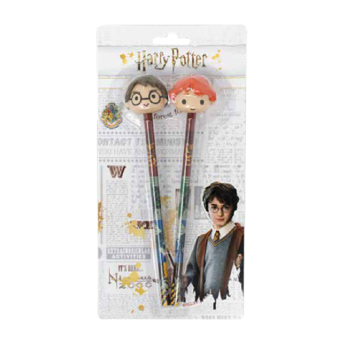 Set De Lápices Con Goma Harry Potter