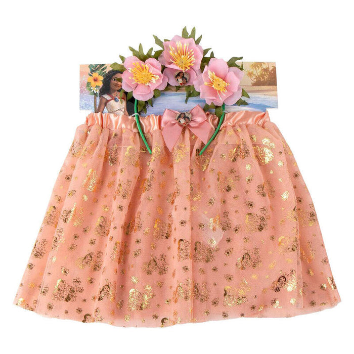 Set Diadema + Tutu Vaiana Moana Disney