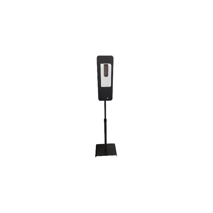 Set Dispenser Automatico Bianco Da 1l + Piantana In Metallo