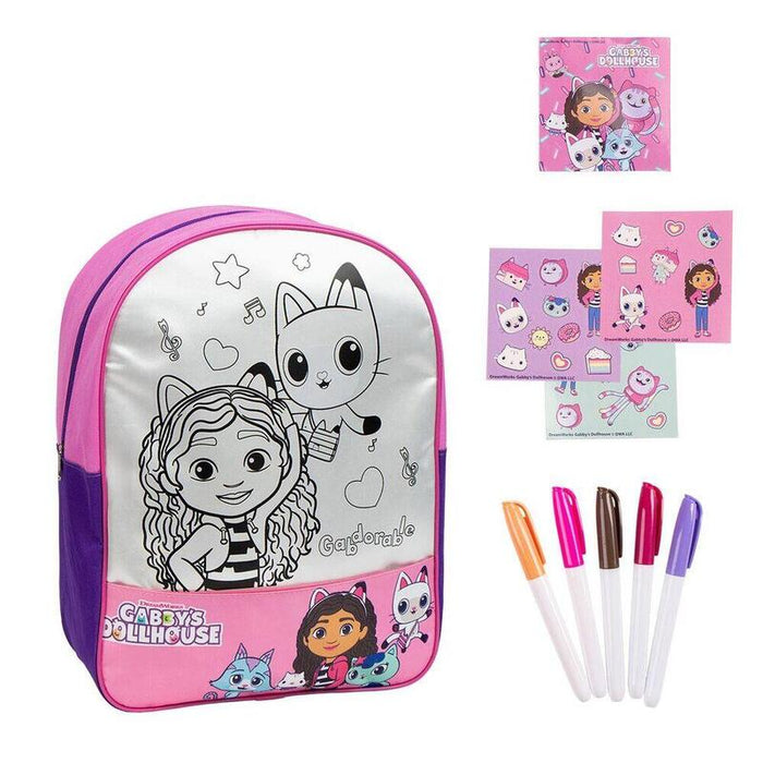 Set Mochila Diy La Casa De Muñecas De Gabby