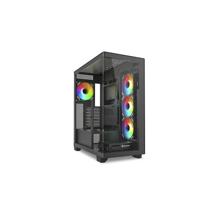 Sharkoon Elite Shark Ca500, Caja Torre Negra, Vidrio Templado X 2 4044951041121