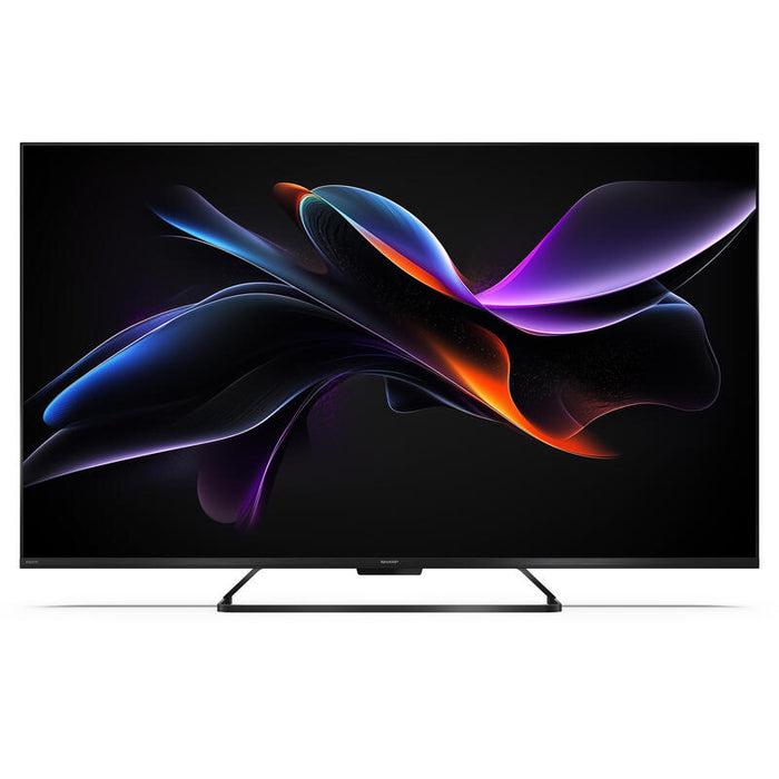 Sharp 50hr7265e 50" Qled 144hz 4k Ultra Hd Google Tv, Dolby Vision, Dolby Atmos, Central Stand