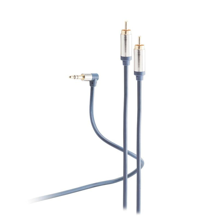 Shiverpeaks Klinkencable 3,5mm Flex. Winkel A 2 Cinch 5m