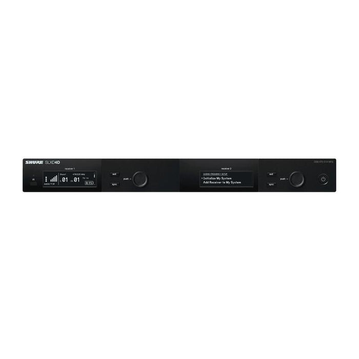 Shure Slxd4de-G59 - Receptor Para Micrófono Inalámbrico, 470 - 514 Mhz
