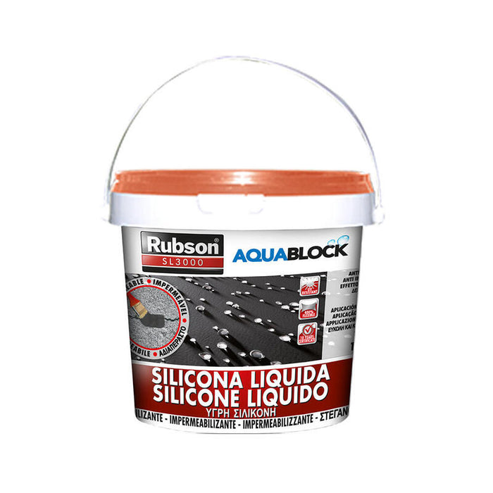 Silicona Líquida Aquablock Teja 1 Kg