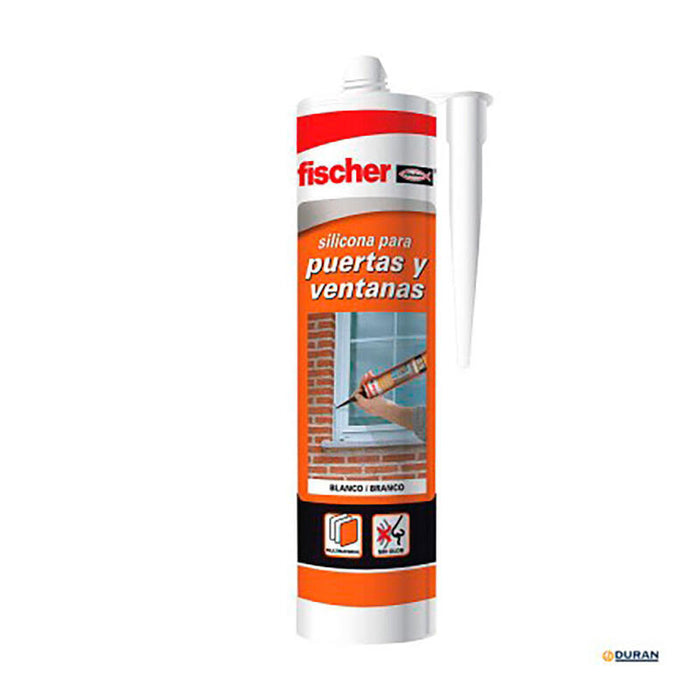 Silicona Neutra Puertas Y Ventanas Transparente 300ml 505445 Fischer