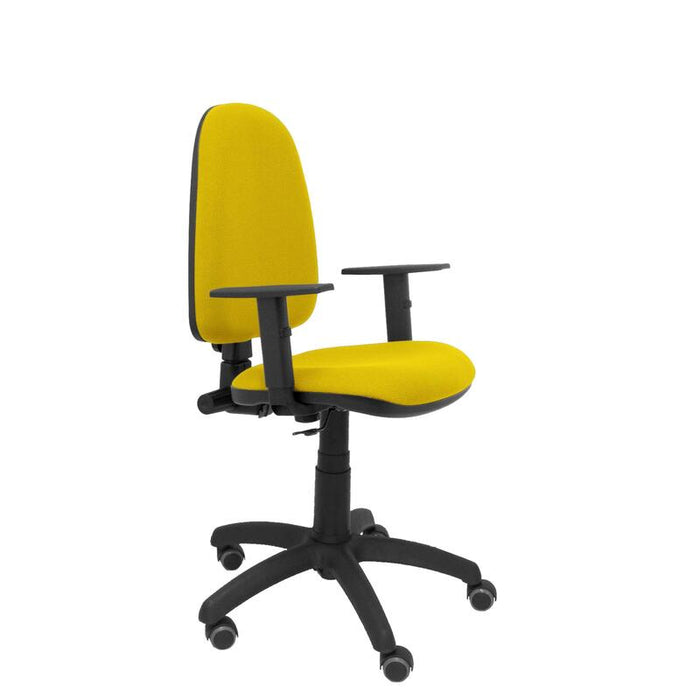 Silla Ayna Bali Amarillo Brazos Regulables Ruedas
