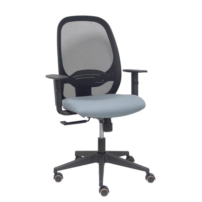 Silla Cilanco Negra Malla Negra Asiento Bali Gris