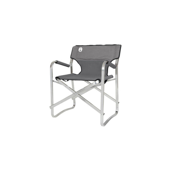 Silla De Camping Coleman Aluminium Deck Chair 2000038337, Gris/Plateado