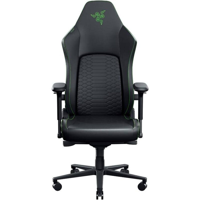 Silla Gaming Ergonómica Razer Iskur V2 Newgen Con Tejido Transpirable Y Cómodo, Color Negro Y Verde.
