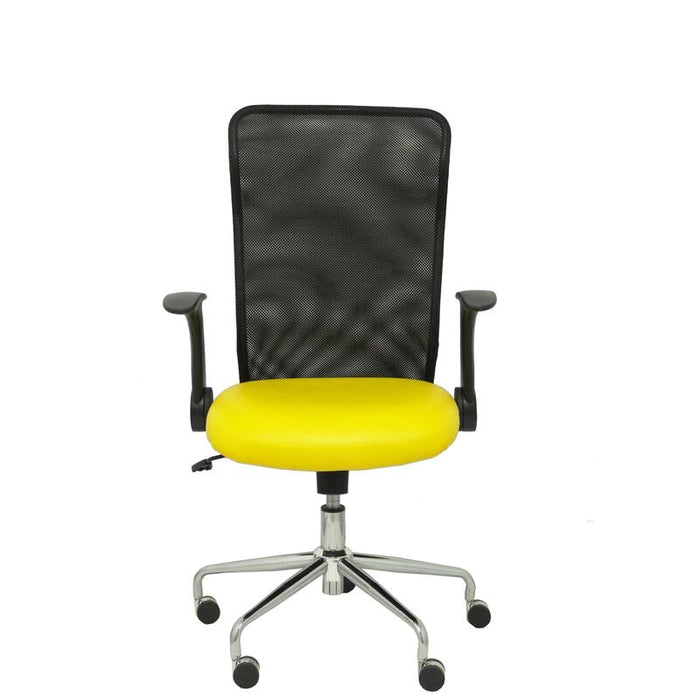 Silla Minaya Similpiel Amarillo