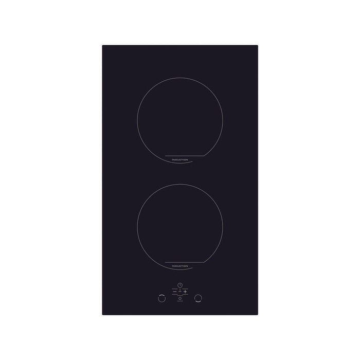 Simfer H3.020.Deisp Placa De Cocción, Inducción, Ancho 30 Cm, 2 Zonas De Cocción, Control Táctil, Negro