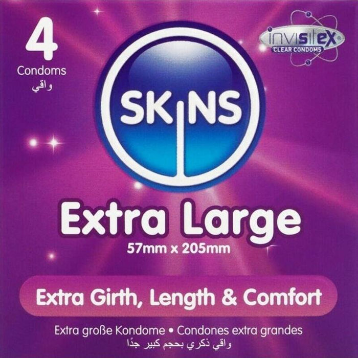 Skins - Tamaño Xl Preservativos Premium Pack 4