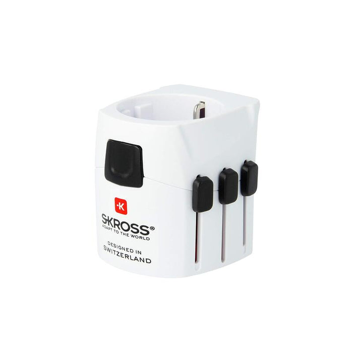 Skross Pro Pro Light Blanco Retail Adaptador De Viaje, Weltweit