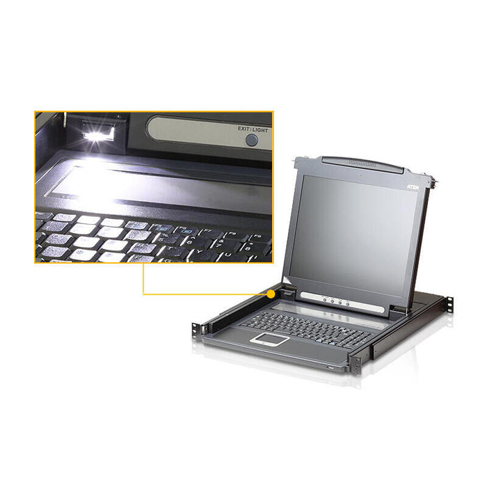 Slideaway Console 17" Lcd Swiss-German Keyboard