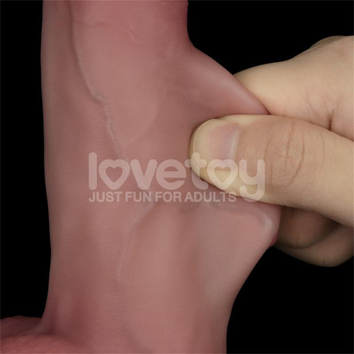 Sliding Pro Ii Dildo Piel Deslizante-Retractil Dual-Layer 8