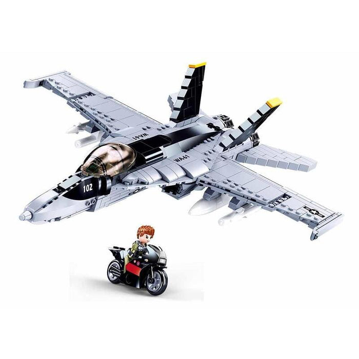 Sluban Modelbricks F/A-18e Super Bumblebee M38-B0928