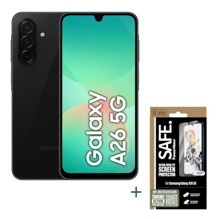 Smartphone Samsung Galaxy A26 128gb 6gb Black+ Protector Safe