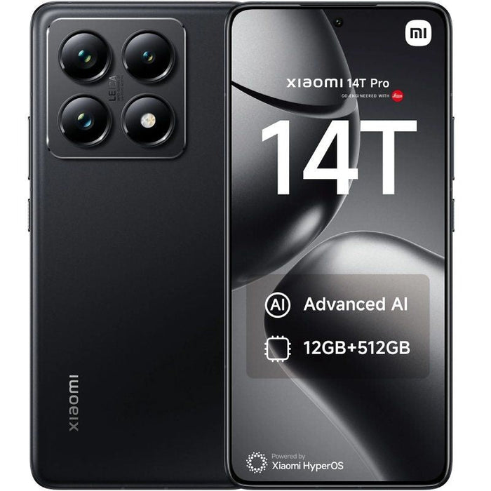 Smartphone Xiaomi 14t Pro 12gb 256gb 6.67' 5g Negro Titanio