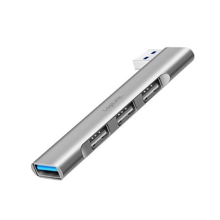 Logilink Usb 3.2 Gen1 Hub, 4-Port, Usb-A, 1x Usb3.0 Af, 3x Usb2.0 Af