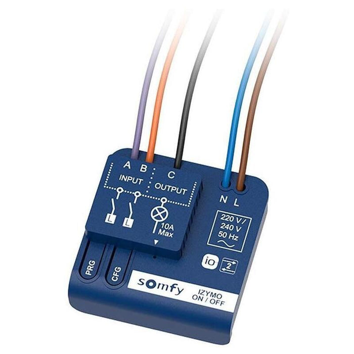 Somfy 1822649 Empotrado Receptor Luz Encendido Apagado Io