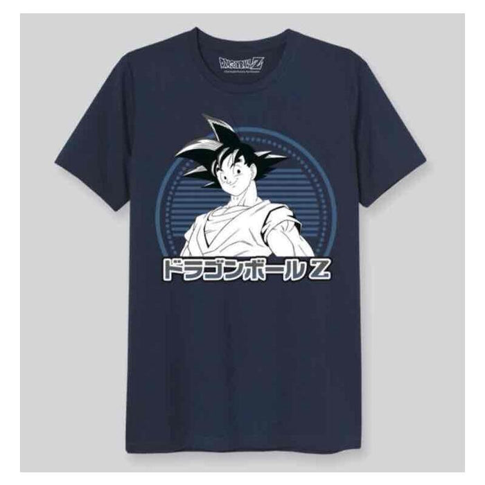 Son Goku Adulto Talla L Camiseta Azul Chico Dragon Ball
