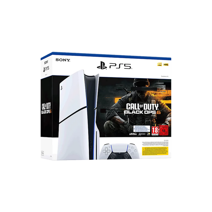 Sony Playstation 5 Slim Disc Edition 1tb + Call Of Duty: Black Ops 6 - White