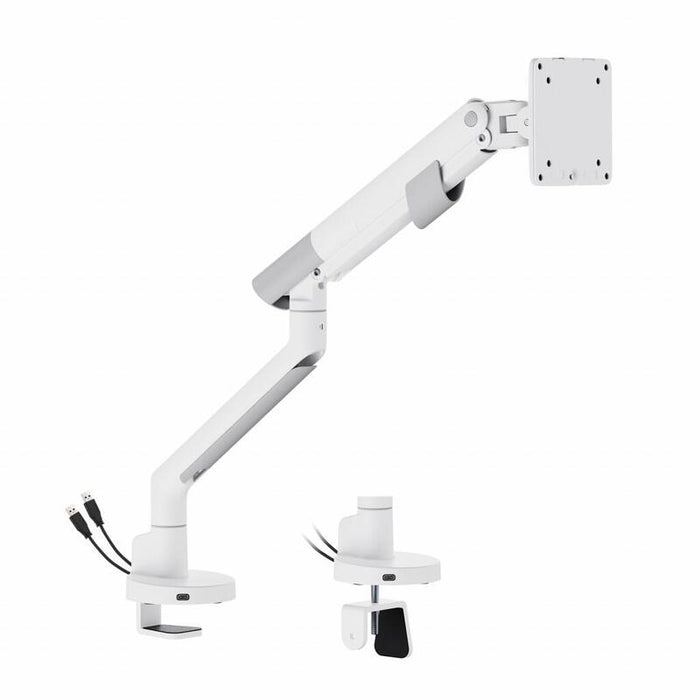 Soporte De Escritorio Gas Para 1 Monitor Led/Lcd De 17 A 35 Pulgadas, L-29gd, 2-11kg, 2xusb 3.0, Blanco Premium