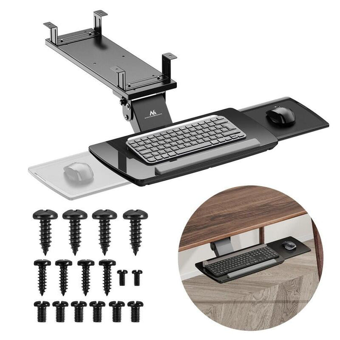 Soporte Para Teclado Max 5kg, Mc-156 B Ajustable, Bajo Escritorio