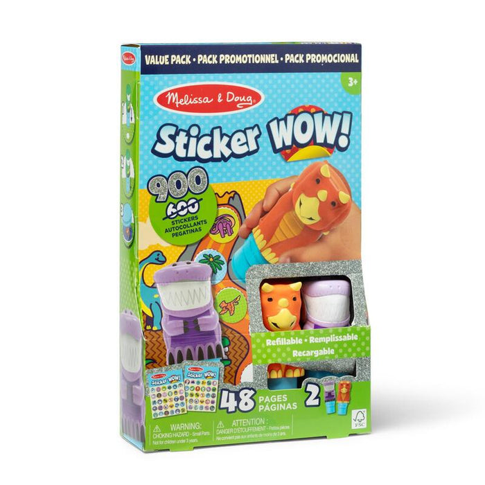 Spinmaster Spinmaster Sticker Wow! Sticker-Stempelset Pack De 2 Dino 6076906