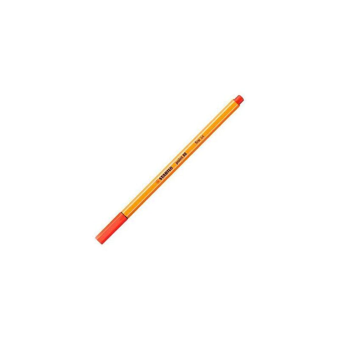 Stabilo Point 88 Rotulador Carmín -10u-