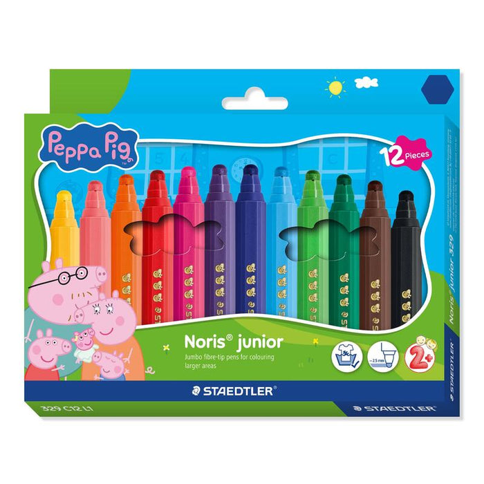 Staedtler Rotulador De Fibra Nj Peppa 12st