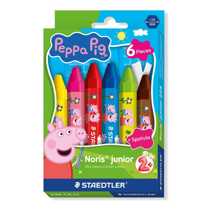 Staedtler Wachsmalkreide Nj Peppa 6st Estuche
