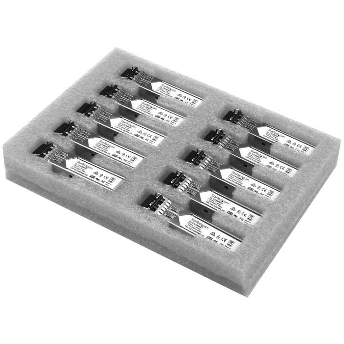 Startech 10 Unidades Sfp Gigabit Fibra Glc-Sx-Mm