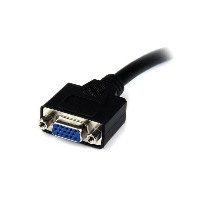 Startech Adaptador Conversor Dvi-I A Vga M/H 0.20m Negro Dvivgamf8in