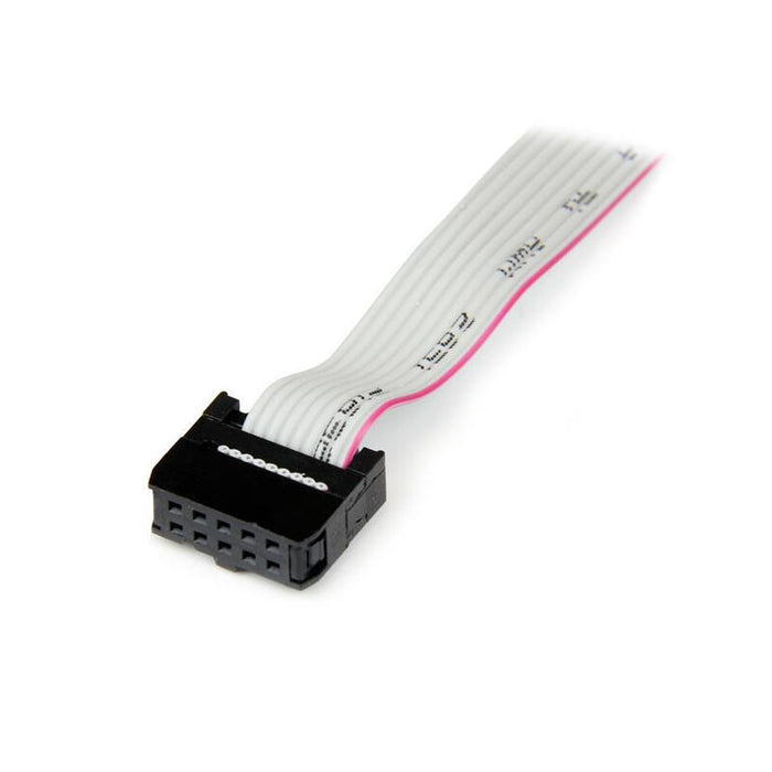 Startech Adaptador De 40cm De Header Bracket Serie Db9 Rs232 A Idc 10 Pines Para Placa Base - Cabeza