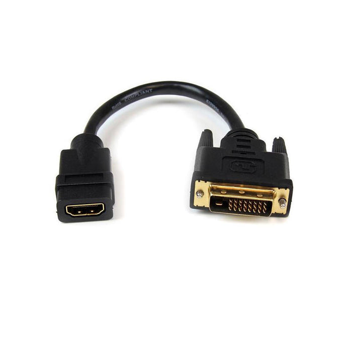 Startech Adaptador Hdmi A Dvi-D 0.20m H/M Negro Hddvifm8in