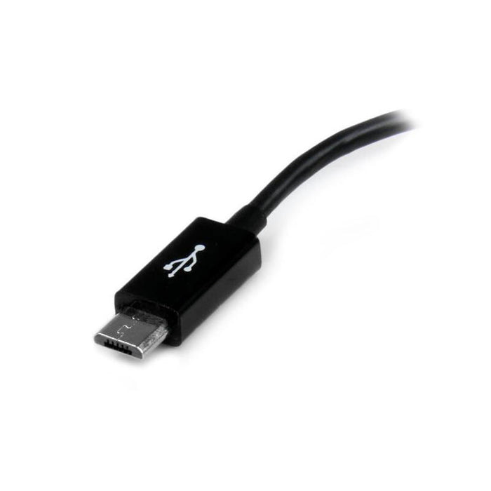 Startech Adaptador Otg Micro Usb A Usb M/H 0.10m Negro Uusbotg