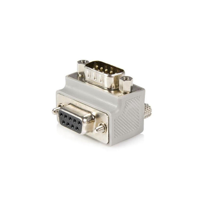 Startech Adaptador Serial Db9 A Db9 H/M Acodado Gris Gc99mfra1