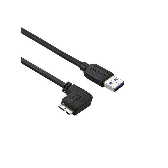 Startech Cable 0,5m Microusb3 Acodado Izquierdo