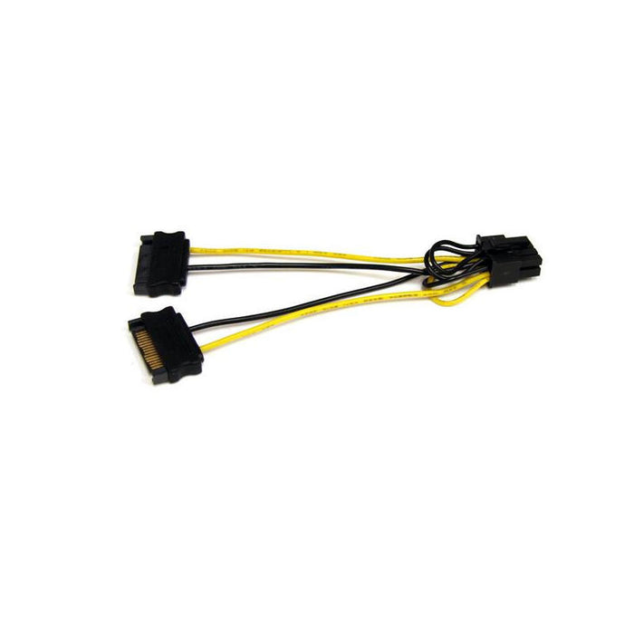 Startech Cable Alimentacion Sata A Conector 8 Pines De Tarjeta Grafica Pci Satpciex8adp