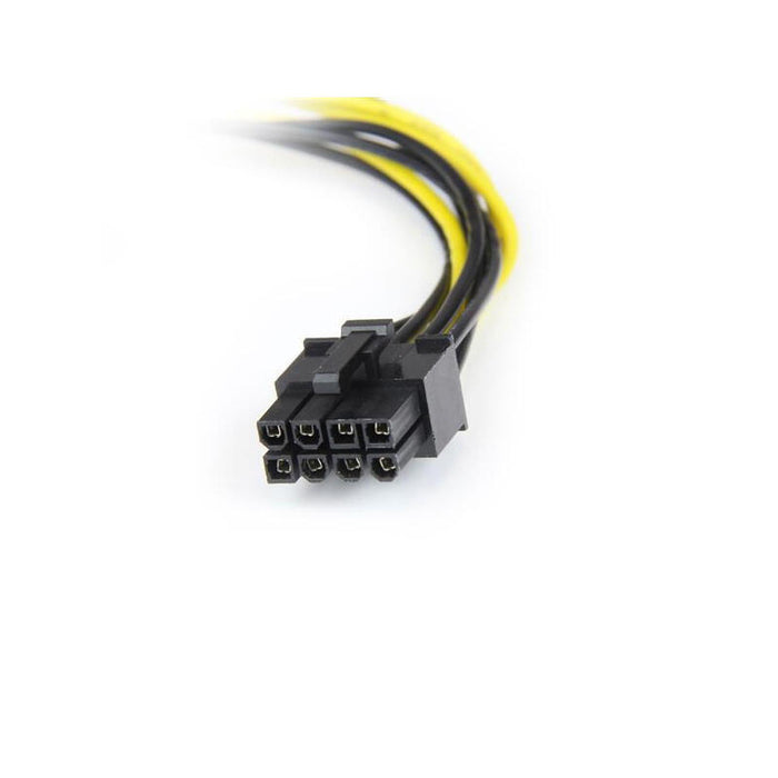 Startech Cable De Alimentacion Molex Lp4 A Pci 8 Pines Para Tarjeta Grafica Lp4pciex8adp