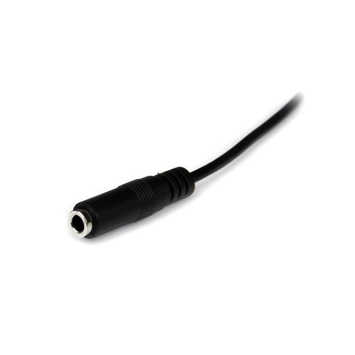 Startech Cable Jack 3,5mm 3 Pines (Alargo) M/H 1m Negro Mu1mmfs
