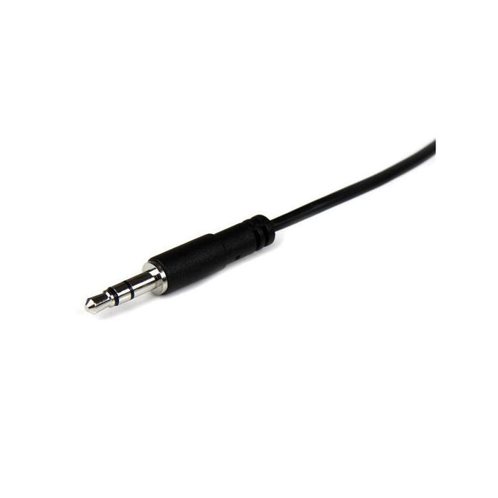 Startech Cable Jack 3,5mm 3 Pines (Alargo) M/H 1m Negro Mu1mmfs